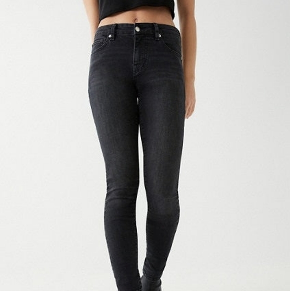 True Religion Black Rinse Jennie Curvy High Rise Skinny Jeans Size 30 - Picture 2 of 16